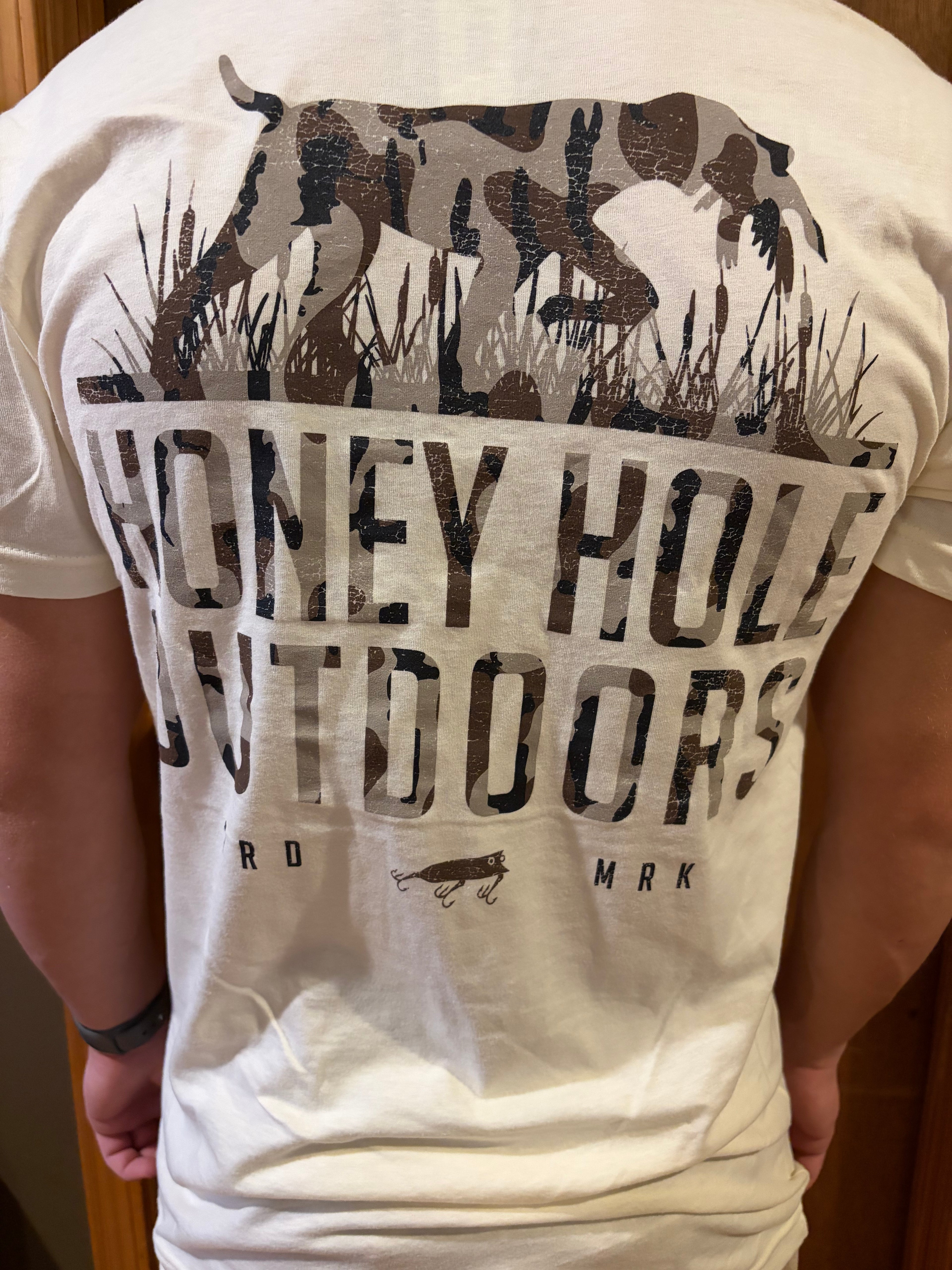 Camo Crappie Short Sleeve shirt