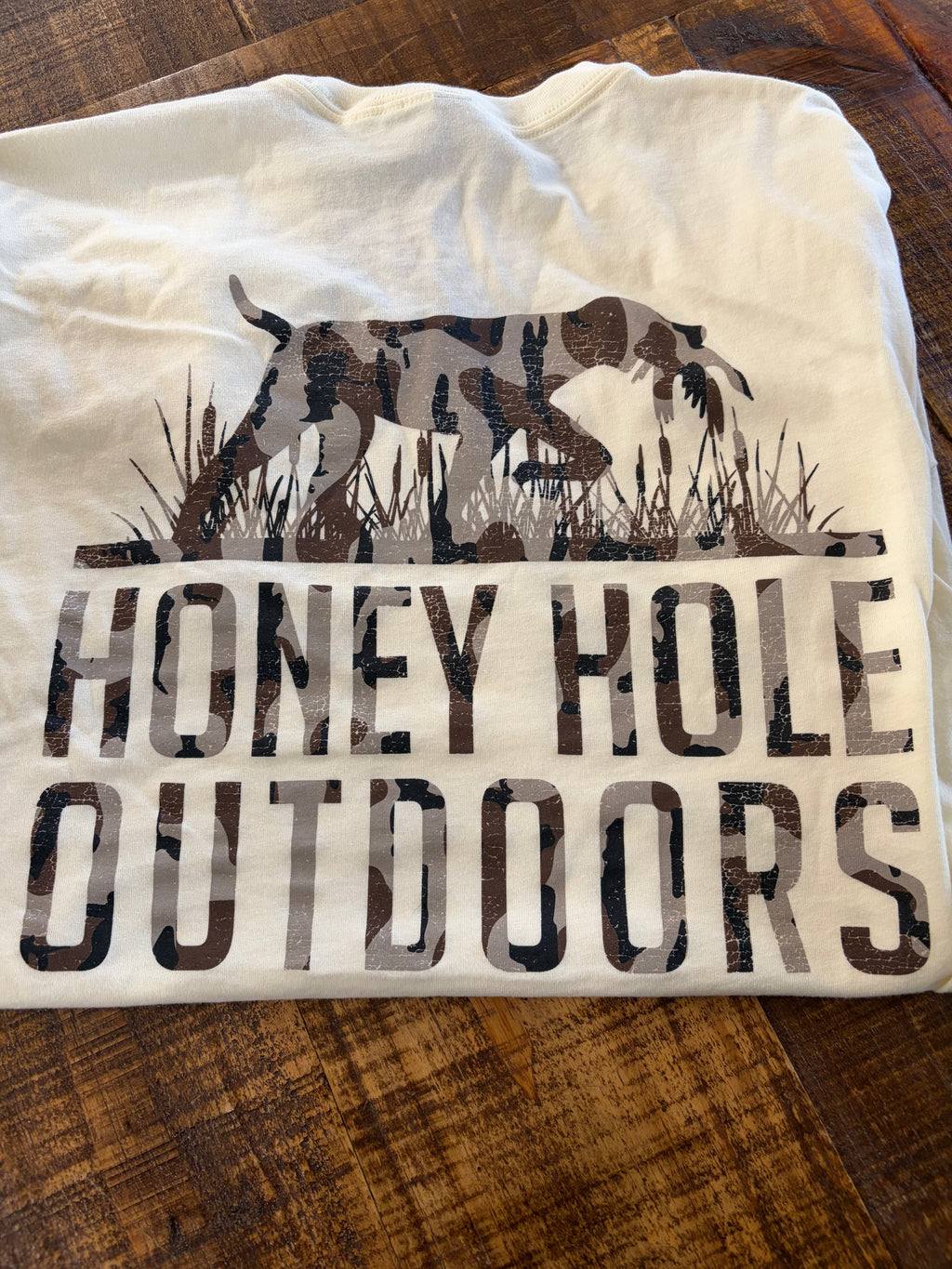 Camo Crappie Short Sleeve shirt